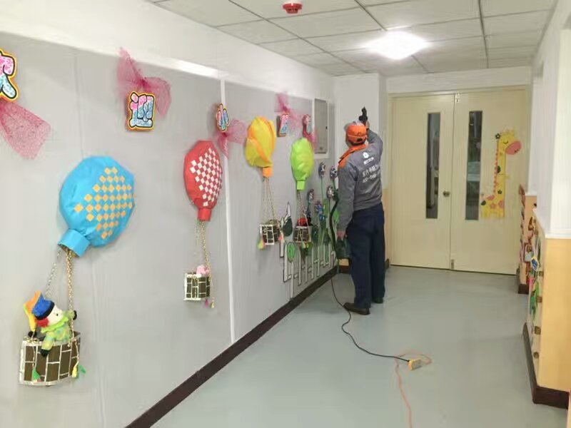 北京大峪第二小學附屬幼兒園過道施工 北京大峪第二小學附屬幼兒園過道施工