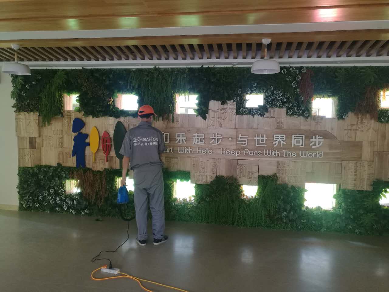 保利幼兒園形象墻施工 保利幼兒園形象墻施工