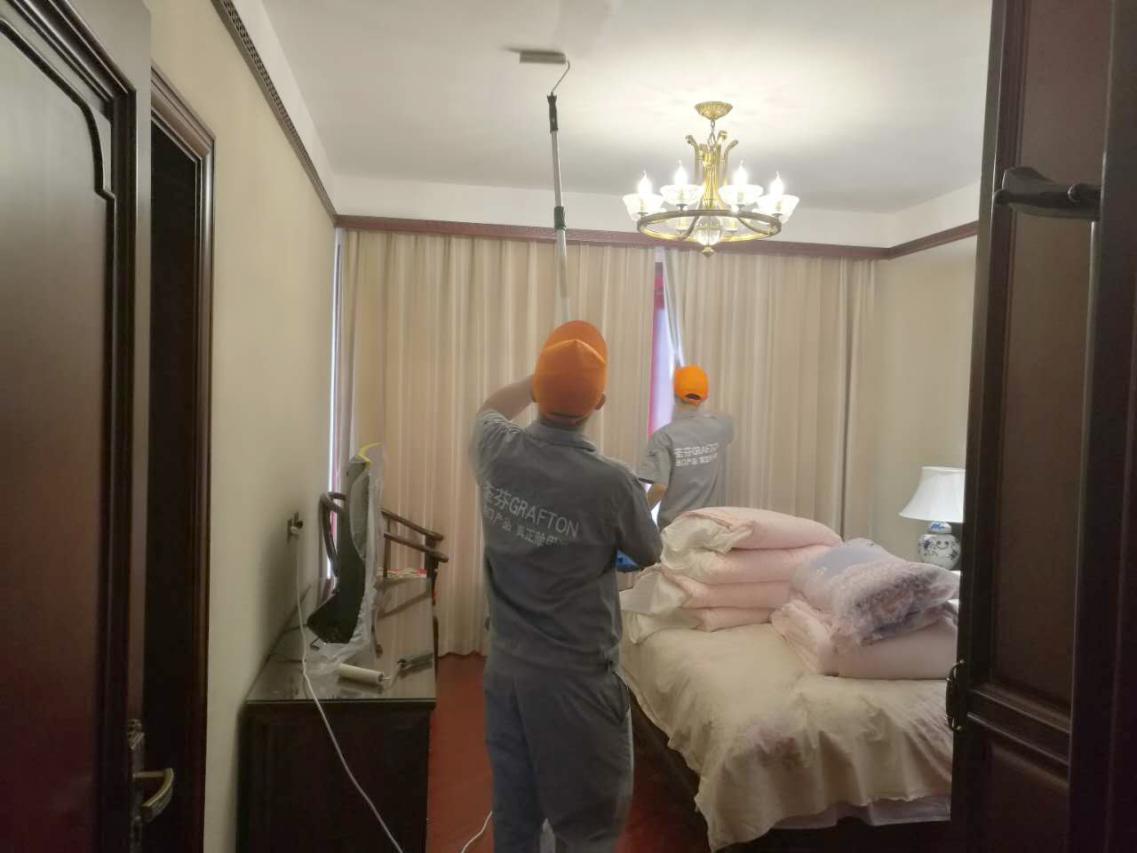 臥室頂面滾筒全方位施工 臥室頂面滾筒全方位施工