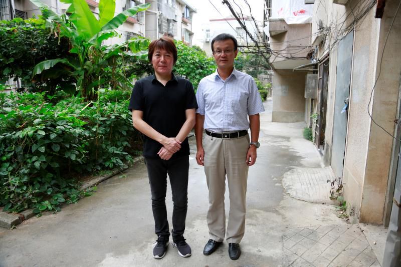 荃芬董事長和本間先生合影 荃芬董事長和本間先生合影