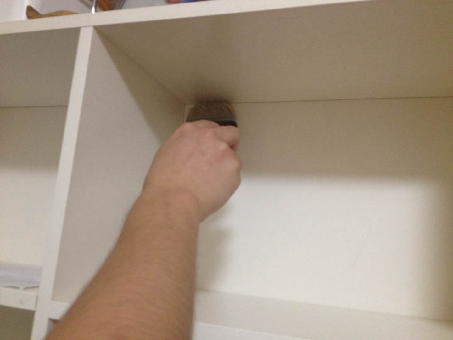 木柜接縫處刷子精細化處理 木柜接縫處刷子精細化處理