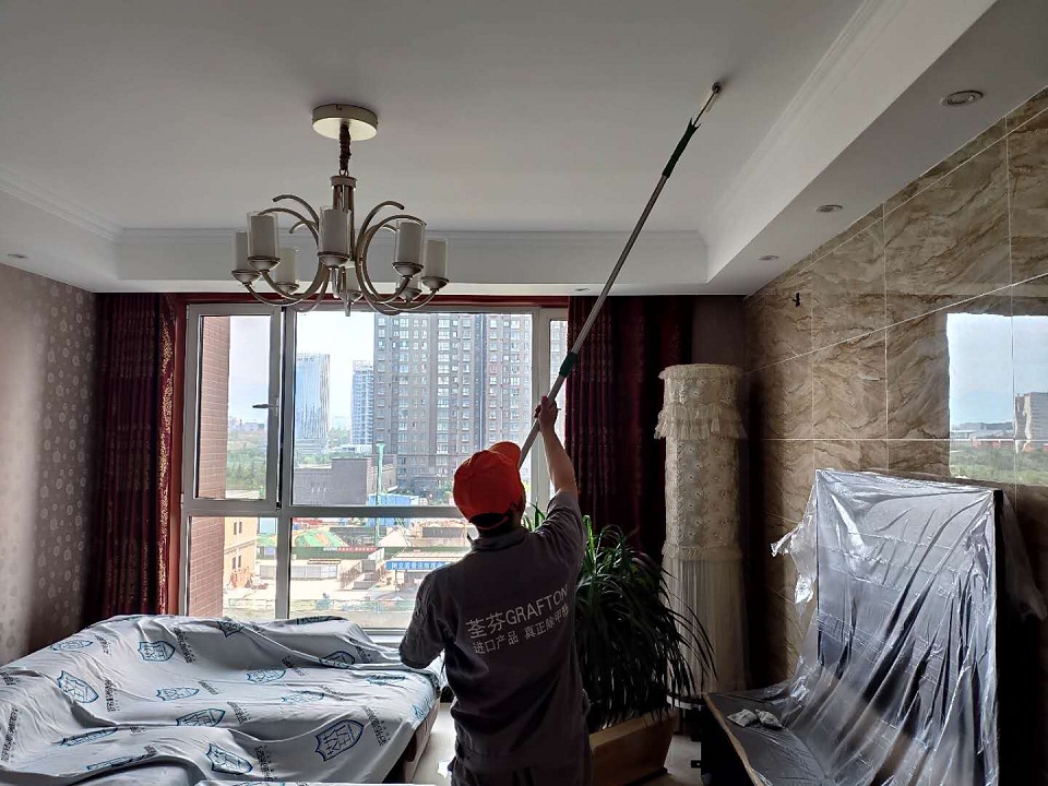客廳頂面滾筒全方位施工 客廳頂面滾筒全方位施工