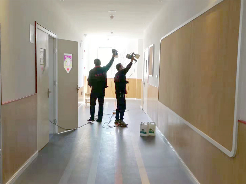 樓梯過道噴槍治理施工 樓梯過道噴槍治理施工