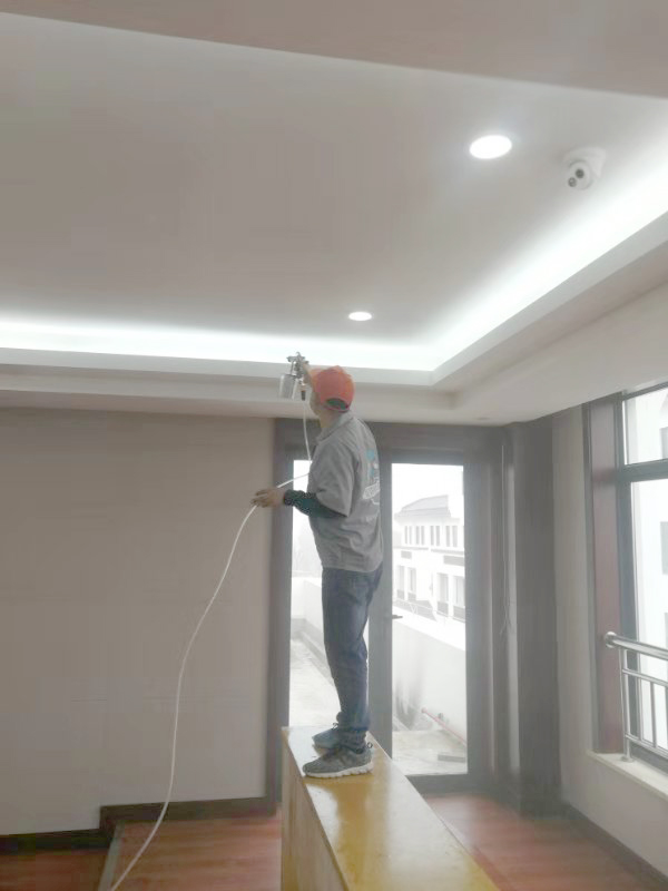 醫(yī)院接診臺頂面噴槍施工 醫(yī)院接診臺頂面噴槍施工