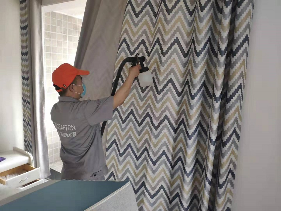 臥室窗簾全方位噴涂施工 臥室窗簾全方位噴涂施工