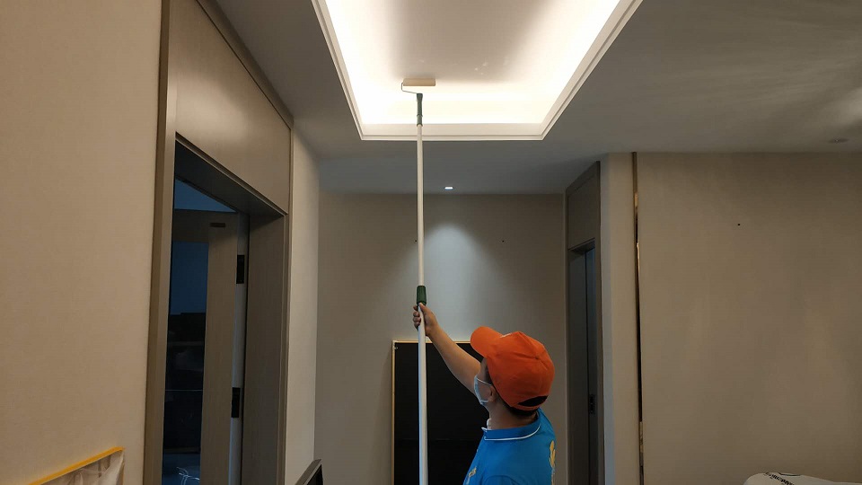 客餐廳過(guò)道頂面滾筒全方位施工治理 客餐廳過(guò)道頂面滾筒全方位施工治理