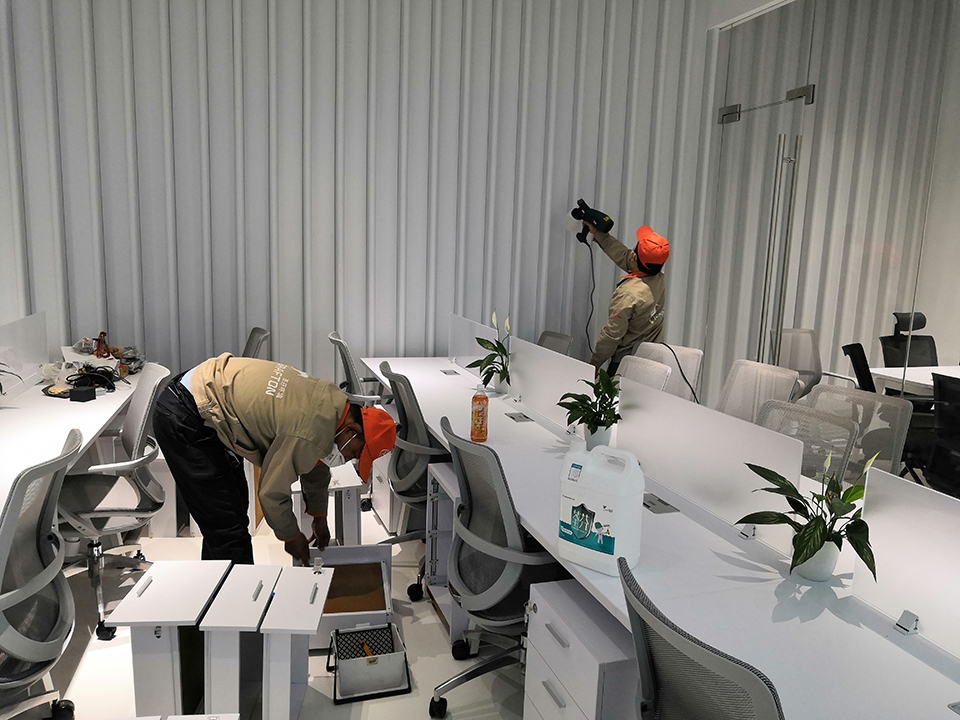 辦公區(qū)域墻面全方位噴涂治理甲醛 辦公區(qū)域墻面全方位噴涂治理甲醛