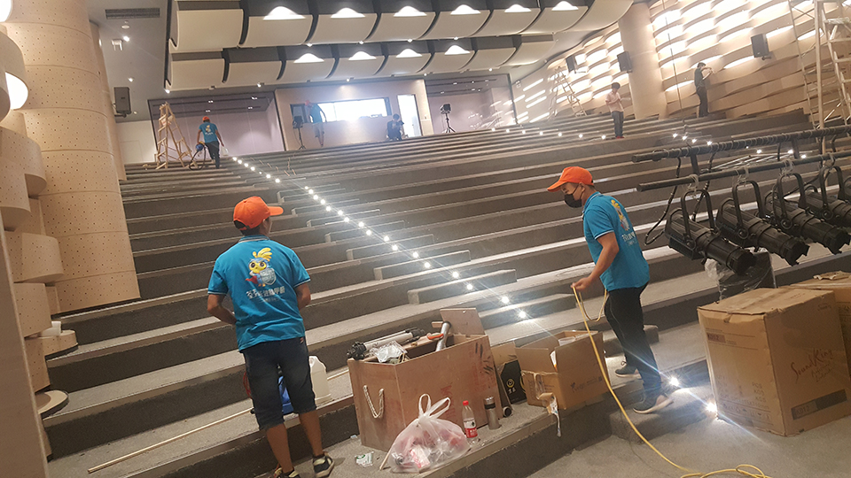 學(xué)校會(huì)議大廳全方位施工治理甲醛 學(xué)校會(huì)議大廳全方位施工治理甲醛