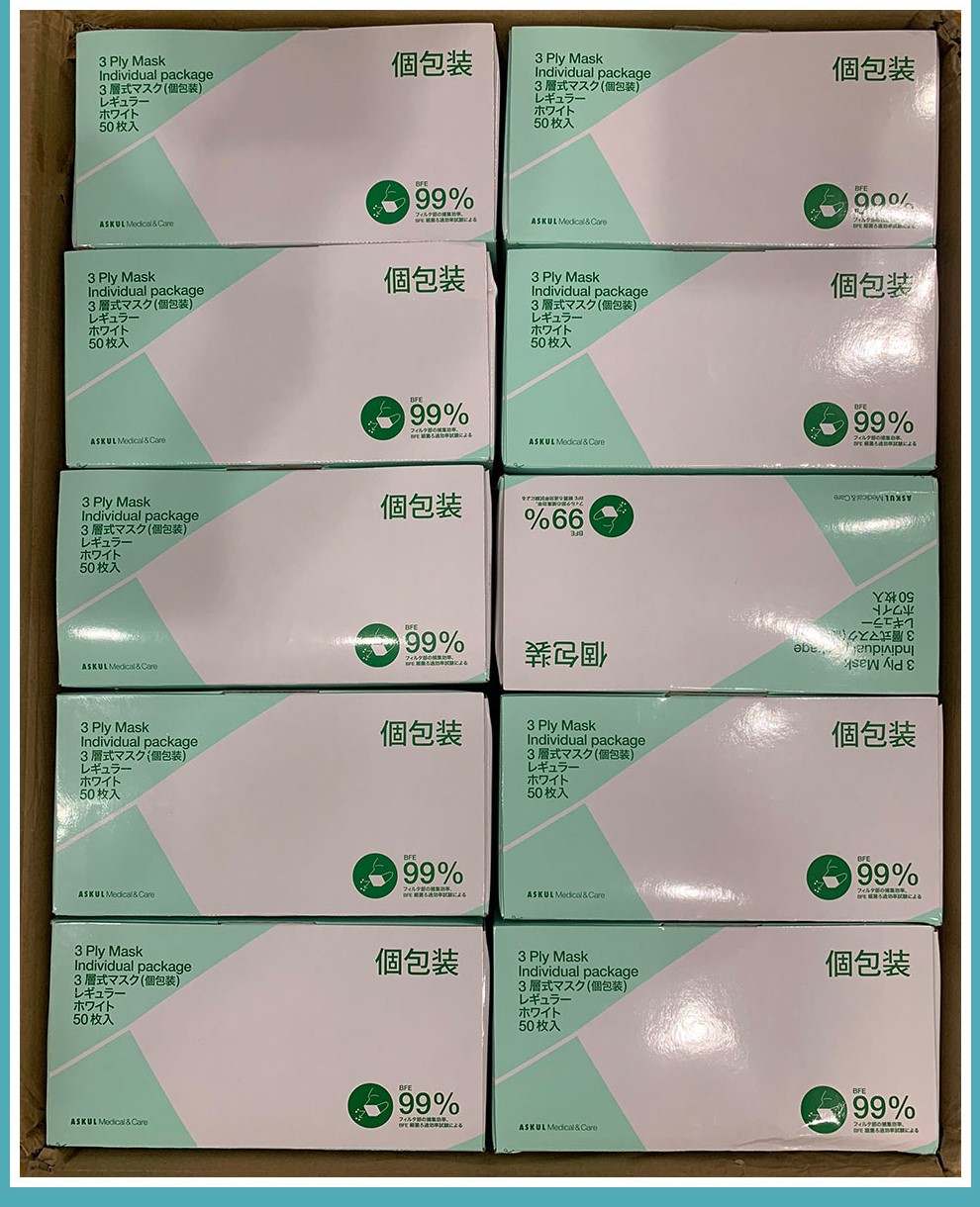 口罩整合包裝展示 口罩整合包裝展示