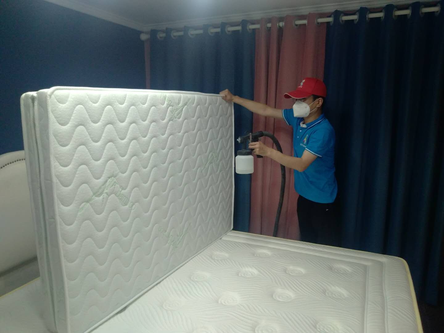 床墊全方位噴涂治理甲醛 床墊全方位噴涂治理甲醛