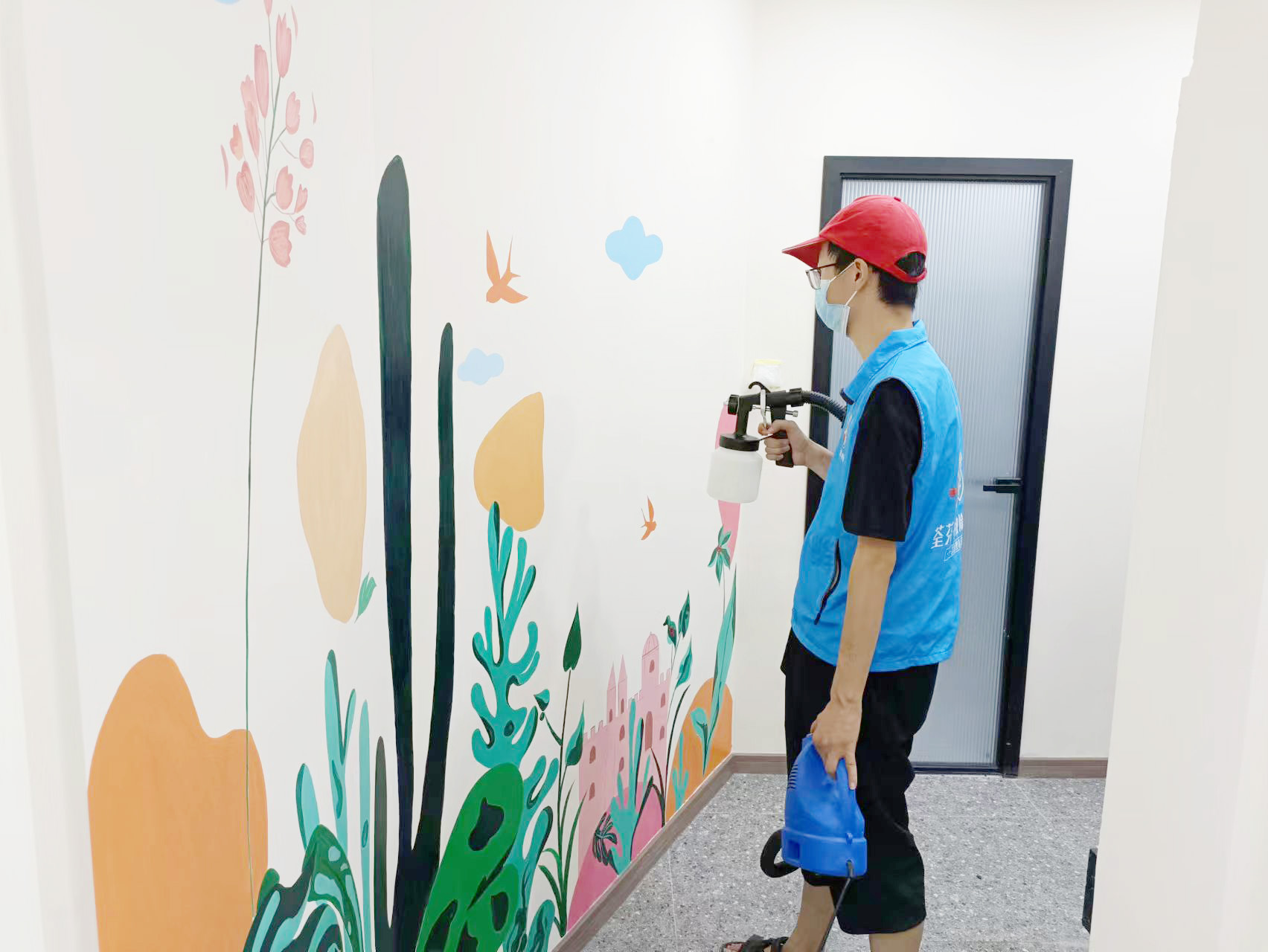 過道墻面噴槍施工治理 過道墻面噴槍施工治理