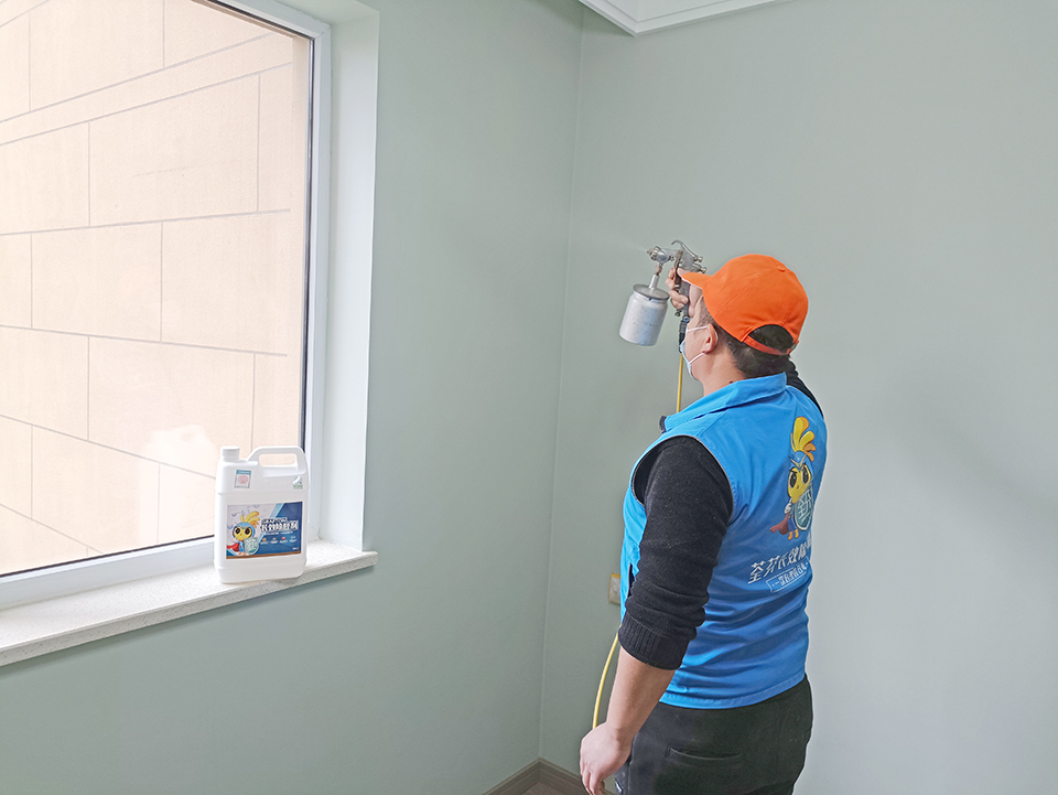 臥室墻面噴槍施工治理甲醛 臥室墻面噴槍施工治理甲醛