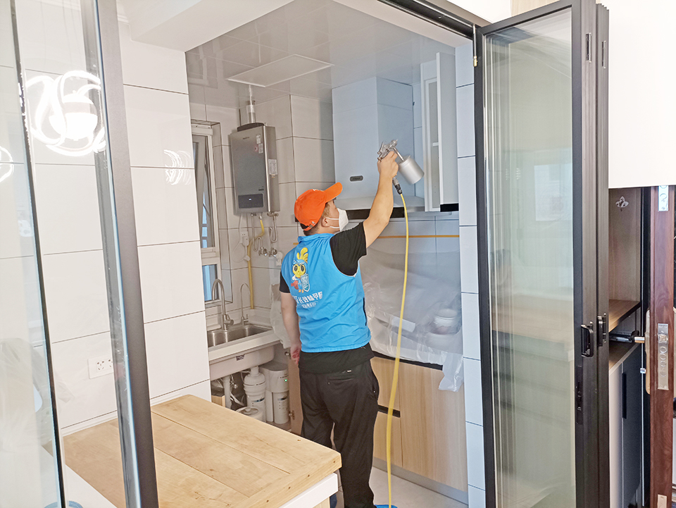 柜子噴槍精細化施工治理甲醛 柜子噴槍精細化施工治理甲醛